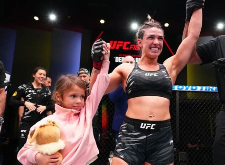 
Mackenzie Dern shares her child birth news through Instagram 