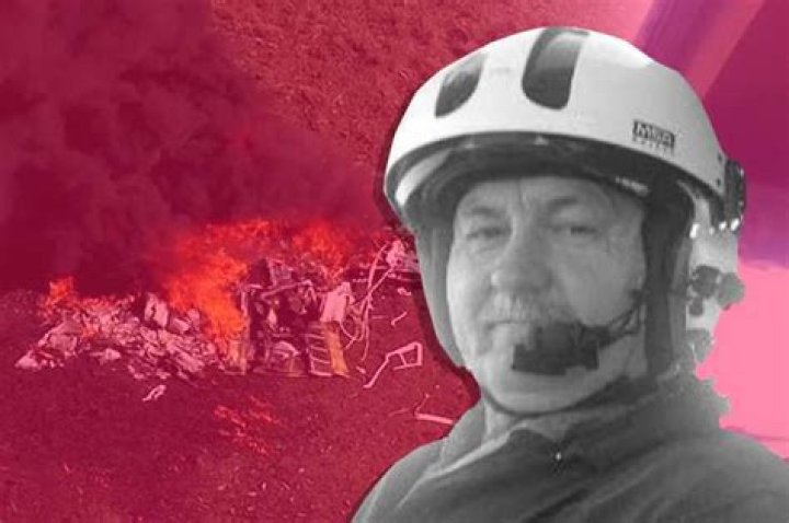 
Pilot Carl Hearps, 67, died in his helicopter crash 