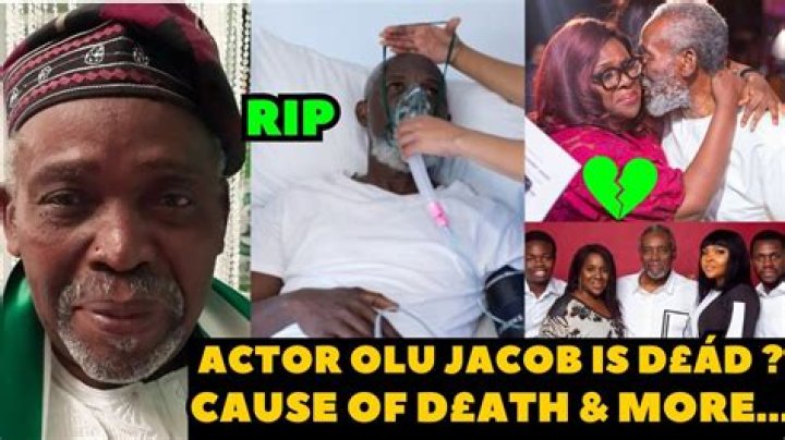 
What Happened To Nigerian Actor Olu Jacobs? Sick With An Illness Of Dementia With Lewy Bodies Condition 