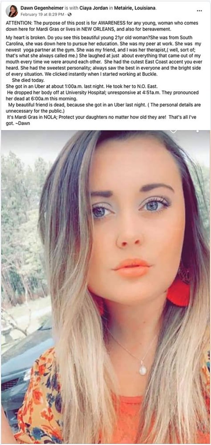
Who Is Ciaya Jordan Whetstone From New Orleans? UNO Student Death 